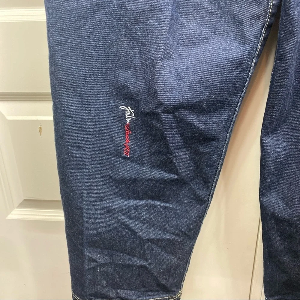 FUBU THE COLLECTION- Mens 36x34 Jeans Patchwork Baggy Wide Grunge Street